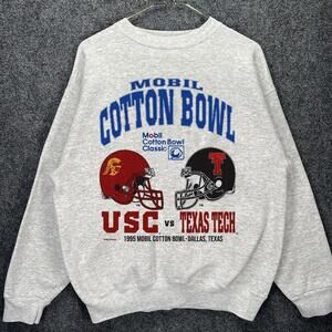 1995 University Of Southern California Texas Tech University Sweatshirt